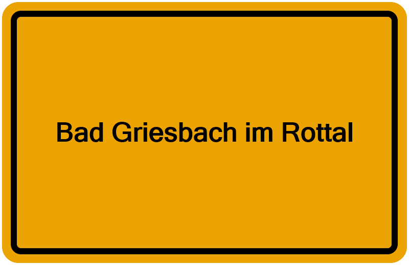 Handelsregisterauszug Bad Griesbach im Rottal